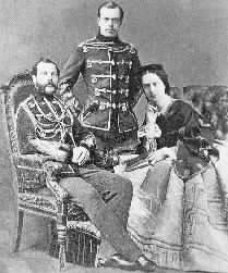 Император Александр II с супругой Марией Александровной и сыном Александром