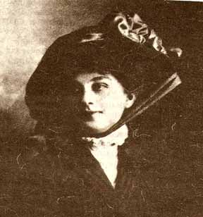 Валерия Срезневская (Тюльпанова). Подруга Анны Ахматовой по Мариинской гимназии. 1910-е.